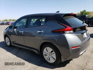 2025 Nissan LEAF S with VIN 1N4AZ1BVXSC558258, listed as a Copart auction lot 74241364 with 939 mi miles and Salvage Title. Bid and sale history available at carsss.com. Image 2.