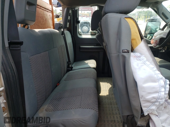 2013 Ford F-250 XL with VIN 1FD7X2B66DEA24301, listed as a Copart auction lot 48627771 with 244,779 mi miles and Salvage title. Bid and sale history available at DreamBid. Image 6.