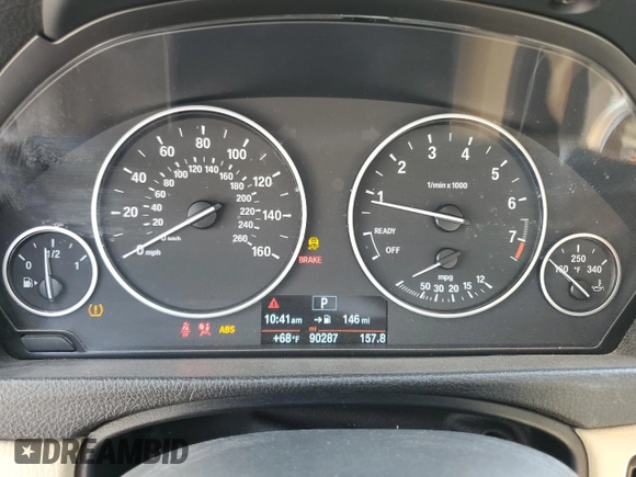2015 BMW 3 Series 328i с VIN WBA3C1C5XFP853309, выставлен на аукционе Copart как лот 48372645 с пробегом 90 287 миль миль и Списание • Salvage title. История ставок и продаж доступна на DreamBid. Изображение 9.
