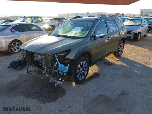2024 Subaru Outback Touring with VIN 4S4BTAPC4R3154773, listed as a IAAI auction lot 41139234 with 22,155 mi miles. Bid and sale history available at carsss.com. Image 2.