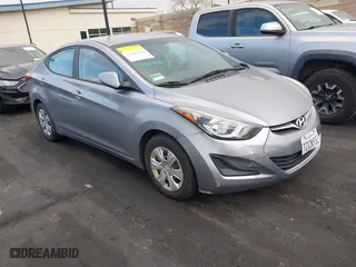 2016 Hyundai Elantra SE with VIN 5NPDH4AE7GH785402, listed as a IAAI auction lot 41902194 with 101,593 mi miles. Bid and sale history available at carsss.com. Image 1.