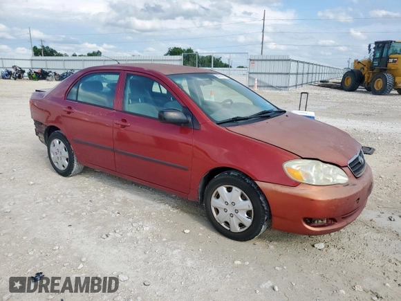 2005 Toyota Corolla CE with VIN 1NXBR32EX5Z443647, listed as a Copart auction lot 60758375 with 293,720 mi miles and Salvage title. Bid and sale history available at DreamBid. Image 4.