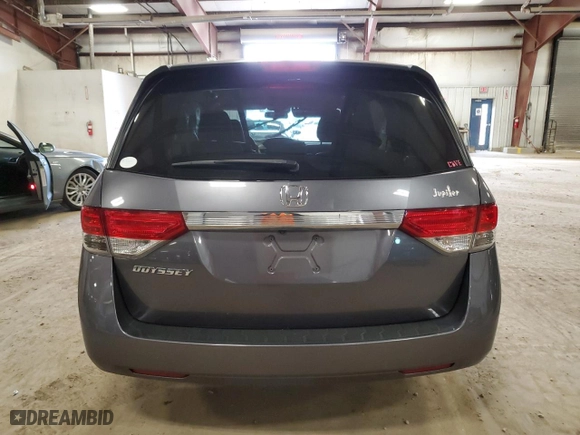 2015 Honda Odyssey EX-L with VIN 5FNRL5H69FB131992, listed as a Copart auction lot 49485445 with 110,031 mi miles and Clean Title. Bid and sale history available at carsss.com. Image 6.