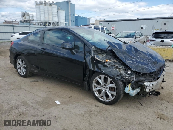 2012 Honda Civic Cpe Si with VIN 2HGFG4A52CH701261, listed as a Copart auction lot 68103234 with 105,686 mi miles and Salvage Title. Bid and sale history available at carsss.com. Image 4.