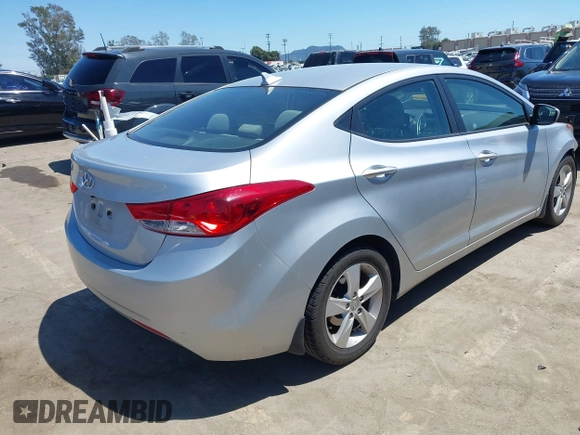 2013 Hyundai Elantra Limited with VIN 5NPDH4AE0DH419390, listed as a IAAI auction lot 42217737 with 50,991 mi miles and . Bid and sale history available at DreamBid. Image 4.