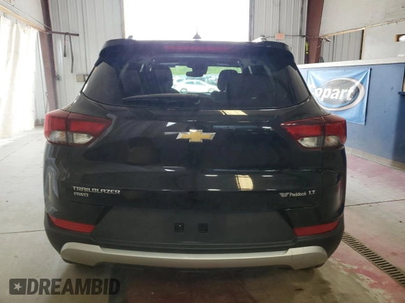 2022 Chevrolet TrailBlazer LT with VIN KL79MRSL1NB037915, listed as a Copart auction lot 67876464 with 27,474 mi miles and Salvage Title. Bid and sale history available at DreamBid. Image 6.