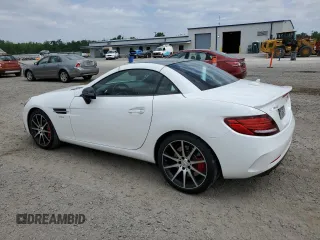 2017 Mercedes-Benz SLC 43 AMG z VIN WDDPK6GA6HF137047, wystawiony jako Copart lot #56179645 z przebiegiem 17 049 mil mil oraz Szkoda całkowita • Salvage title. Historia ofert i sprzedaży dostępna na DreamBid. Obrazek 2.