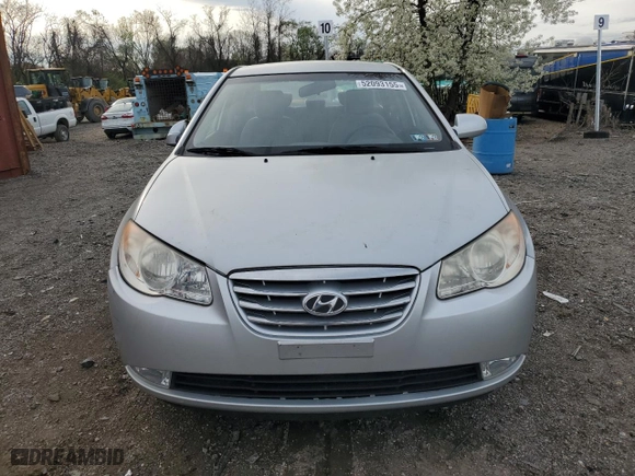 2010 Hyundai Elantra SE with VIN KMHDU4AD2AU007214, listed as a Copart auction lot 52093155 with 97,553 mi miles and Clean Title. Bid and sale history available at carsss.com. Image 5.