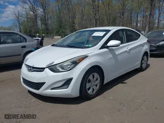 2016 Hyundai Elantra SE with VIN 5NPDH4AE4GH683961, listed as a IAAI auction lot 42048553 with 127,585 mi miles. Bid and sale history available at carsss.com. Image 17.