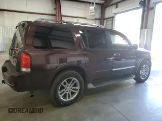 2014 Nissan Armada Platinum z VIN 5N1BA0NFXEN610416, wystawiony jako Copart lot #74033474 z przebiegiem 151 302 mil mil oraz Szkoda całkowita • Salvage title. Historia ofert i sprzedaży dostępna na DreamBid. Obrazek 3.
