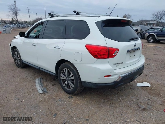 2017 Nissan Pathfinder S with VIN 5N1DR2MN0HC623634, listed as a IAAI auction lot 41592673 with 193,838 mi miles. Bid and sale history available at carsss.com. Image 3.