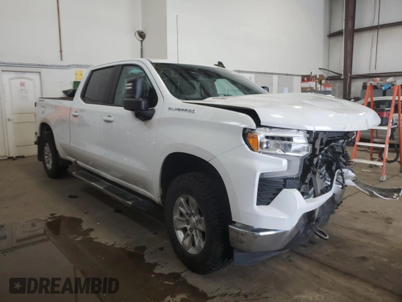 2022 Chevrolet Silverado 1500 with VIN 3GCUDDET3NG505002, listed as a Copart auction lot 88791045 with 99,883 mi miles and Salvage Title. Bid and sale history available at DreamBid. Image 4.