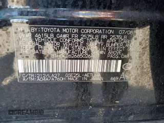 2008 Lexus IS 250 z VIN JTHCK262685026403, wystawiony jako Copart lot #61600065 z przebiegiem 153 351 mil mil oraz Czysty tytuł • Clean title. Historia ofert i sprzedaży dostępna na DreamBid. Obrazek 12.