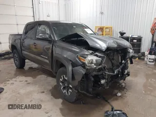 2021 Toyota Tacoma 4WD SR with VIN 5TFCZ5AN1MX268854, listed as a IAAI auction lot 41608266 with 45,823 mi miles. Bid and sale history available at carsss.com. Image 1.
