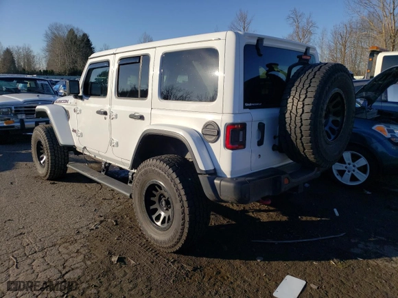2019 Jeep Wrangler Unlimited Rubicon with VIN 1C4HJXFN5KW547244, listed as a Copart auction lot 88947665 with 77,853 mi miles and Salvage Title. Bid and sale history available at carsss.com. Image 2.