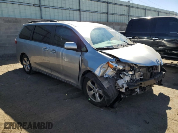 2016 Toyota Sienna LE AAS with VIN 5TDKK3DCXGS753986, listed as a Copart auction lot 46550215 with 45,074 mi miles and Salvage Title. Bid and sale history available at carsss.com. Image 4.