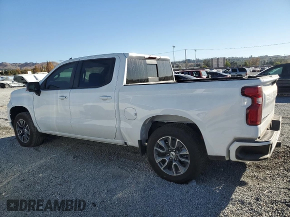2024 Chevrolet Silverado 1500 RST with VIN 3GCUDEE84RG282749, listed as a Copart auction lot 77140854 with 1,326 mi miles and Salvage Title. Bid and sale history available at carsss.com. Image 2.