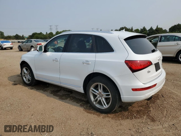 2017 Audi Q5 Premium Plus with VIN WA1L2AFP6HA016351, listed as a Copart auction lot 59000705 with 73,907 mi miles and Salvage title. Bid and sale history available at DreamBid. Image 2.
