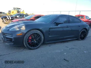 2020 Porsche Panamera GTS with VIN WP0AG2A76LL145747, listed as a Copart auction lot 75872584 with 15,104 mi miles and Salvage Title. Bid and sale history available at DreamBid. Image 1.
