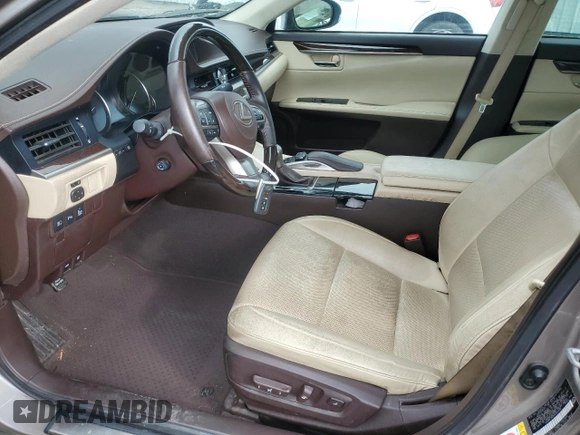 2017 Lexus ES with VIN 58ABK1GG8HU051492, listed as a Copart auction lot 47667255 with 112,340 mi miles and Salvage Title. Bid and sale history available at carsss.com. Image 7.