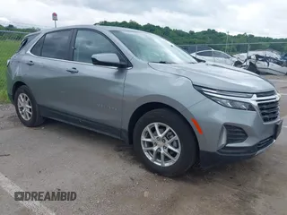 2024 Chevrolet Equinox LT with VIN 3GNAXKEG1RL366154, listed as a IAAI auction lot 42305732 with 23,334 mi miles and . Bid and sale history available at DreamBid. Image 1.