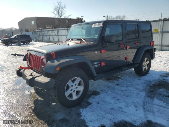 2013 Jeep Wrangler Unlimited Sport with VIN 1C4HJWDG3DL553109, listed as a Copart auction lot 42222585 with 159,609 mi miles and Clean Title. Bid and sale history available at carsss.com. Image 1.
