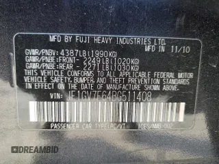 2011 Subaru Impreza Sedan WRX WRX Premium with VIN JF1GV7F64BG511408, listed as a Copart auction lot 41869845 with 127,684 mi miles and Salvage Title. Bid and sale history available at carsss.com. Image 15.