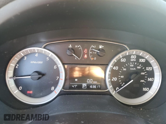 2015 Nissan Sentra SL with VIN 3N1AB7AP1FY267507, listed as a Copart auction lot 48666305 with 163,617 mi miles and Salvage Title. Bid and sale history available at DreamBid. Image 9.