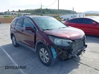 2012 Honda CR-V EX-L with VIN 5J6RM4H78CL047990, listed as a IAAI auction lot 42146207 with 121,043 mi miles. Bid and sale history available at carsss.com. Image 1.