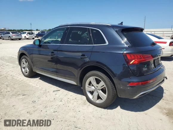 2019 Audi Q5 Premium with VIN WA1ANAFYXK2117563, listed as a Copart auction lot 61355445 with 49,209 mi miles and Salvage title. Bid and sale history available at DreamBid. Image 2.