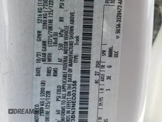 2022 Ford F-350 XL z VIN 1FT8W3BN3NED03358, wystawiony jako Copart lot #48385235 z przebiegiem 114 536 mil mil oraz Szkoda całkowita • Salvage title. Historia ofert i sprzedaży dostępna na DreamBid. Obrazek 12.