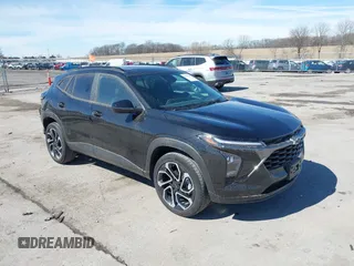 2024 Chevrolet Trax 2RS with VIN KL77LJE22RC154515, listed as a IAAI auction lot 41853588 with 24,114 mi miles and . Bid and sale history available at DreamBid. Image 1.