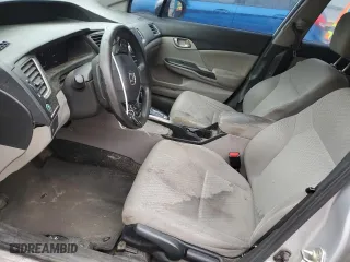 2014 Honda Civic Sedan LX with VIN 19XFB2F55EE008421, listed as a Copart auction lot 53822385 with 175,526 mi miles and Clean Title. Bid and sale history available at carsss.com. Image 7.