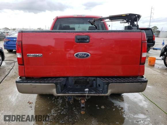 2005 Ford F-150 XLT with VIN 1FTPX12565NB38080, listed as a Copart auction lot 76955064 with 243,198 mi miles and Salvage Title. Bid and sale history available at carsss.com. Image 6.