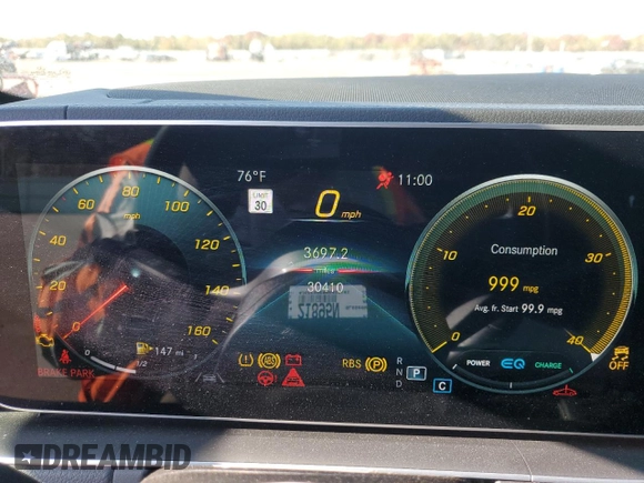 2021 Mercedes-Benz GLS 580 с VIN 4JGFF8GE9MA403141, выставлен на аукционе Copart как лот 76379994 с пробегом 30 410 миль миль и Списание • Salvage title. История ставок и продаж доступна на DreamBid. Изображение 9.