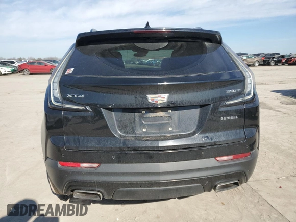 2020 Cadillac XT4 FWD Sport with VIN 1GYFZER49LF024652, listed as a Copart auction lot 46231255 with 87,567 mi miles and Salvage title. Bid and sale history available at DreamBid. Image 6.