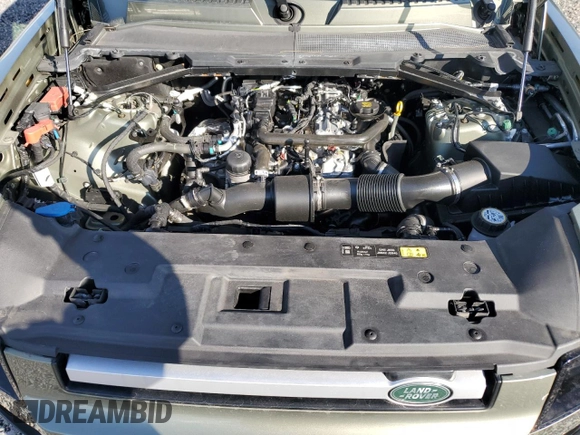 2023 Land Rover Defender S with VIN SALEJ6EX2P2121454, listed as a Copart auction lot 85629244 with 32,155 mi miles and Salvage title. Bid and sale history available at DreamBid. Image 12.