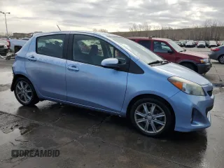 2013 Toyota Yaris L with VIN JTDKTUD30DD563690, listed as a Copart auction lot 50710715 with 98,331 mi miles and Salvage Title. Bid and sale history available at DreamBid. Image 4.