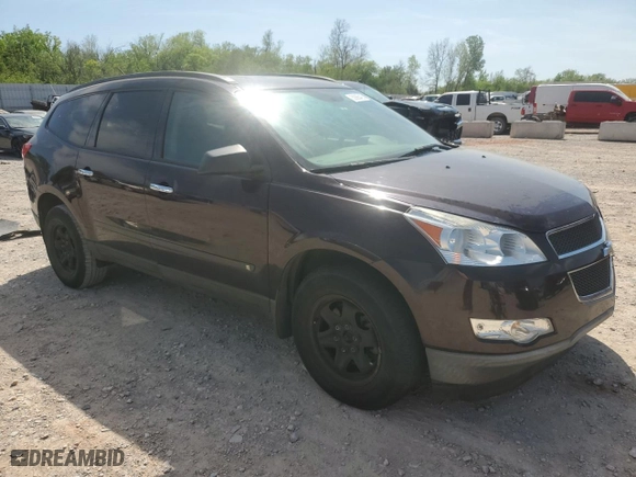 2010 Chevrolet Traverse LS with VIN 1GNLREED6AS129417, listed as a Copart auction lot 53365425 with 0 mi miles and Clean Title. Bid and sale history available at carsss.com. Image 4.