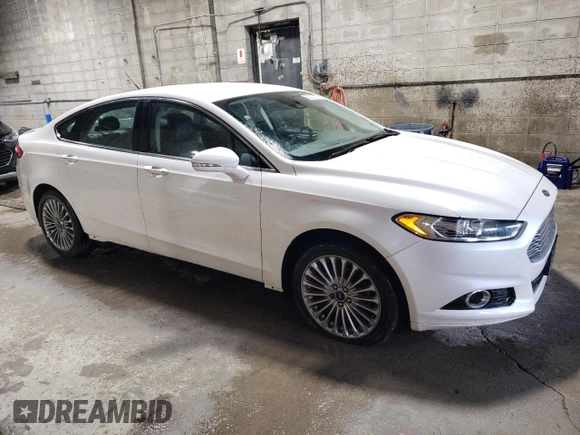 2014 Ford Fusion Titanium with VIN 3FA6P0K9XER184961, listed as a Copart auction lot 54097175 with 99,642 mi miles and Clean Title. Bid and sale history available at carsss.com. Image 4.