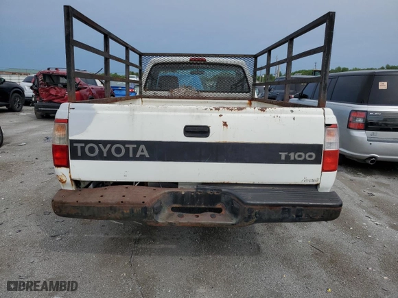 1996 Toyota T100 with VIN JT4JM11DXT0017361, listed as a Copart auction lot 53783744 with 361,416 mi miles and Non Repairable. Bid and sale history available at carsss.com. Image 6.