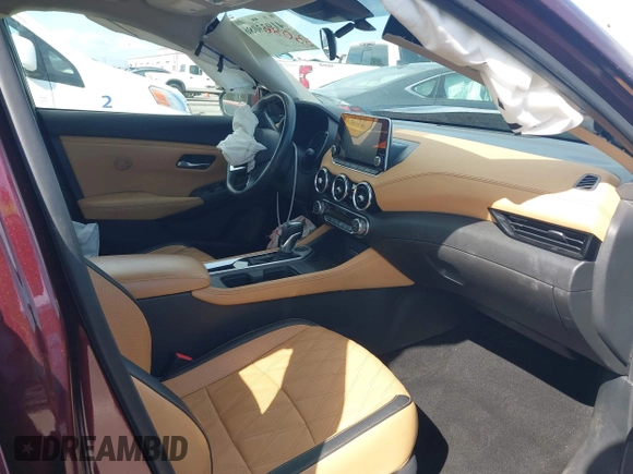 2021 Nissan Sentra SV with VIN 3N1AB8CV3MY245748, listed as a IAAI auction lot 41933086 with 22,887 mi miles and . Bid and sale history available at DreamBid. Image 5.