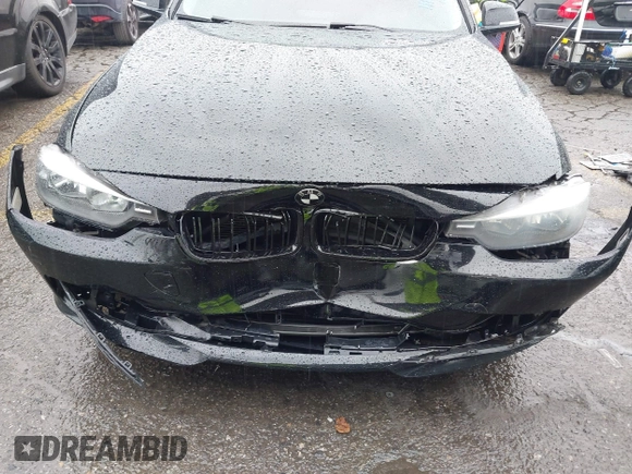 2015 BMW 3 Series 328i with VIN WBA3A5C59FF606236, listed as a IAAI auction lot 41690502 with 115,085 mi miles. Bid and sale history available at carsss.com. Image 6.