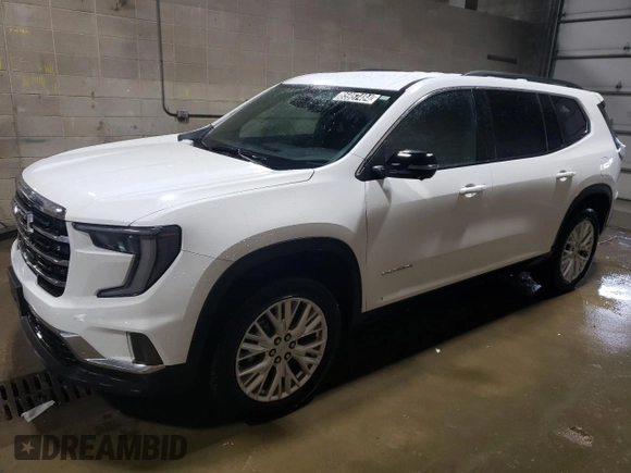 2024 GMC Acadia AWD Elevation z VIN 1GKENNKS6RJ200556, wystawiony jako Copart lot #85957484 z przebiegiem 18 199 mil mil oraz Czysty tytuł • Clean title. Historia ofert i sprzedaży dostępna na DreamBid. Obrazek 1.