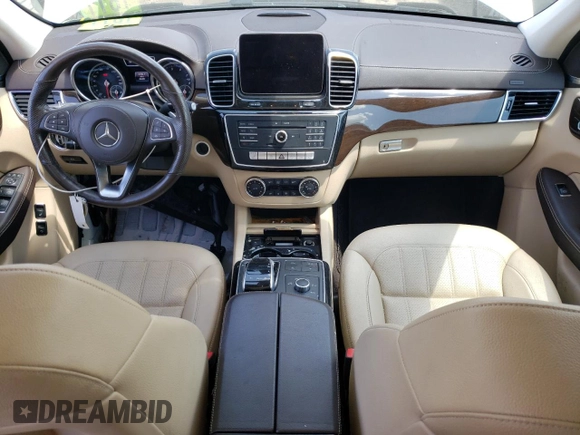 2018 Mercedes-Benz GLS 450 with VIN 4JGDF6EE6JB089646, listed as a Copart auction lot 59665543 with 56,351 mi miles and . Bid and sale history available at DreamBid. Image 8.