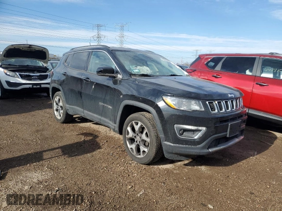 2018 Jeep Compass Limited with VIN 3C4NJDCB3JT180277, listed as a Copart auction lot 43938645 with 83,736 mi miles and Salvage Title. Bid and sale history available at carsss.com. Image 4.