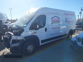 2021 Ram ProMaster Cargo z VIN 3C6LRVDG2ME567631, wystawiony jako IAAI lot #38779881 z przebiegiem 53 693 mil mil oraz . Historia ofert i sprzedaży dostępna na DreamBid. Obrazek 2.