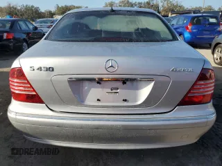 2003 Mercedes-Benz S-Class 4.3L with VIN WDBNG83J03A383925, listed as a Copart auction lot 78554844 with 0 mi miles and Salvage Title. Bid and sale history available at carsss.com. Image 6.