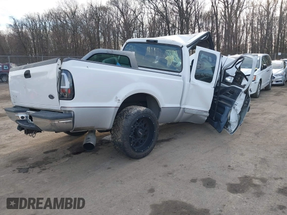2001 Ford Super Duty F-250 XL with VIN 1FTNX20F01EA81930, listed as a IAAI auction lot 41497045 with 195,620 mi miles. Bid and sale history available at carsss.com. Image 4.