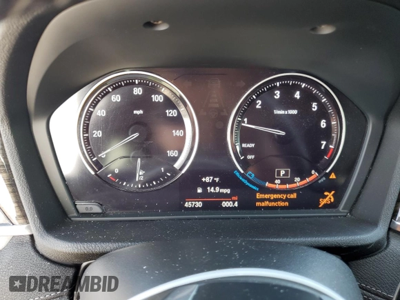 2018 BMW X2 xDrive28i with VIN WBXYJ5C38JEF74486, listed as a Copart auction lot 70311644 with 45,730 mi miles and Salvage Title. Bid and sale history available at carsss.com. Image 9.